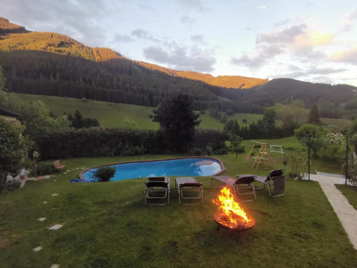 Pool, Pokale, Sauna, Billard, Kirche U. Viel Natur Vordernberg Extérieur photo