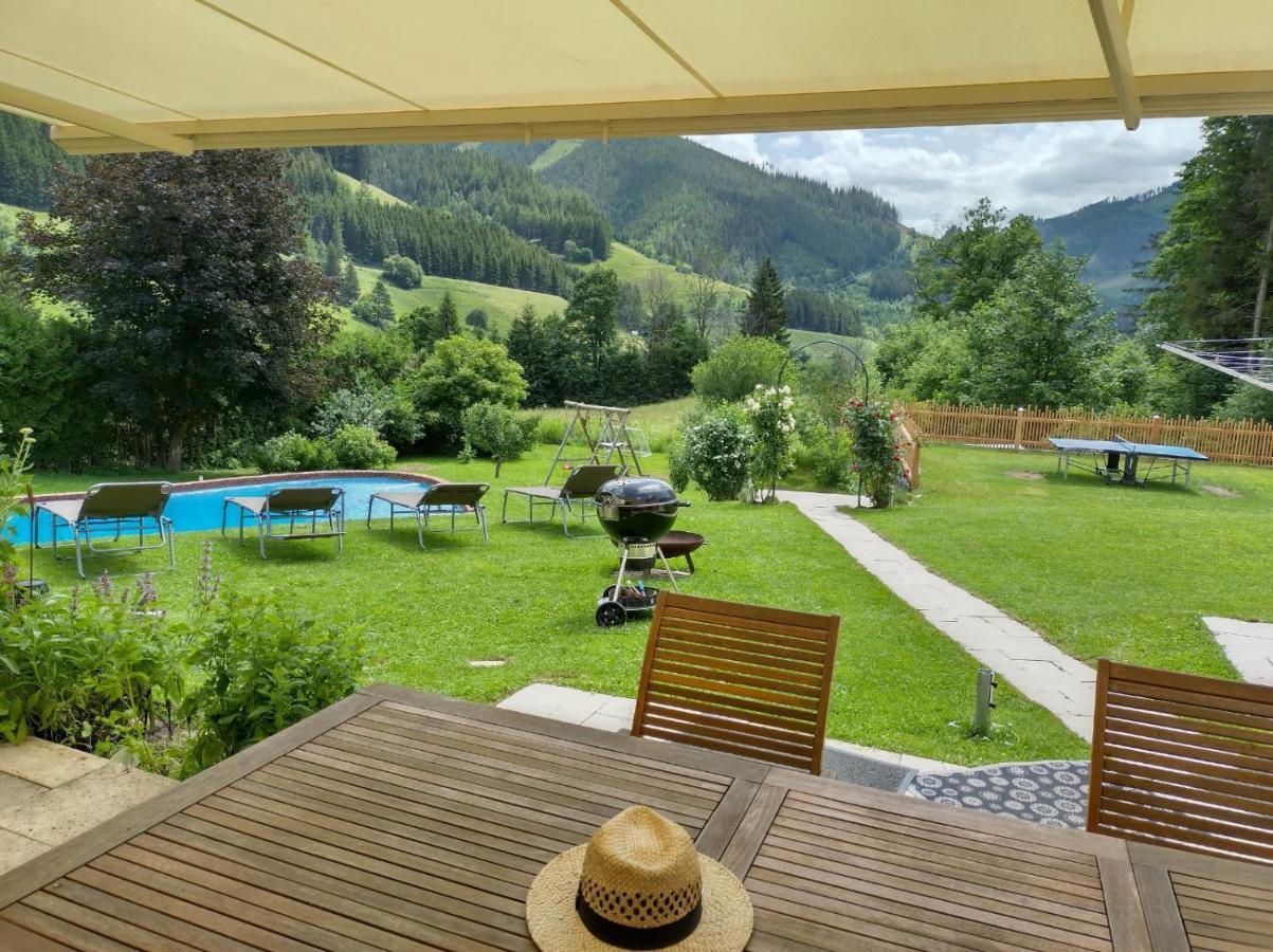 Pool, Pokale, Sauna, Billard, Kirche U. Viel Natur Vordernberg Extérieur photo